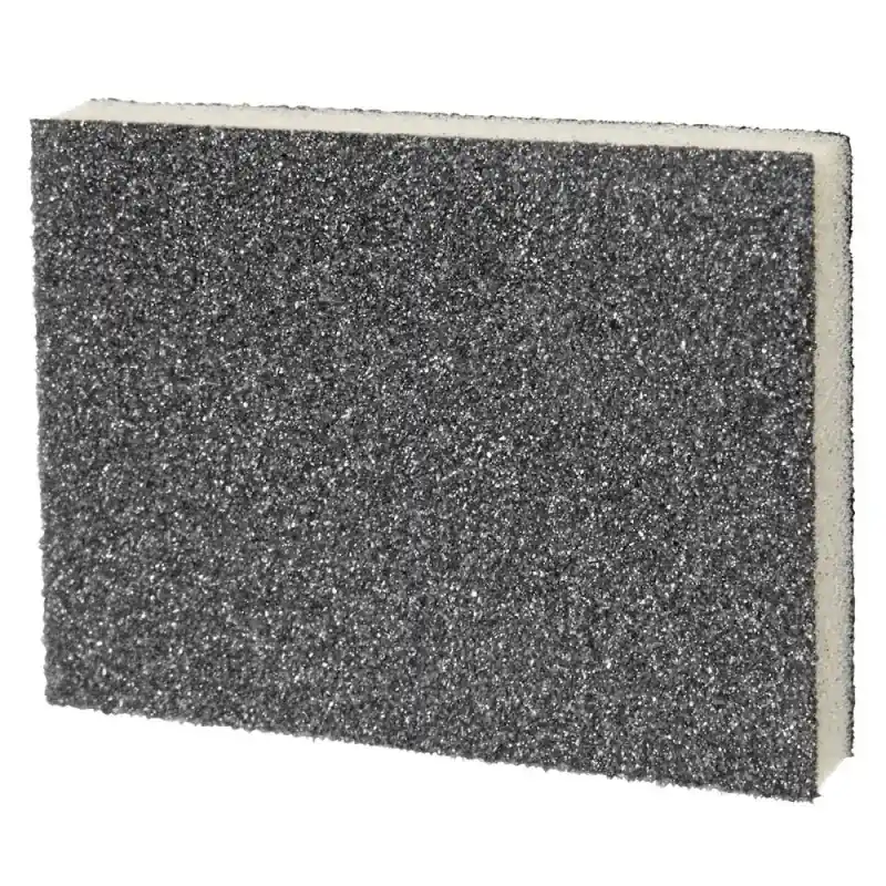 Lot de 5 éponges abrasives 2 faces souples 98x125x12 - Grain 60 à 180 - SIDAMO Prix Réduit