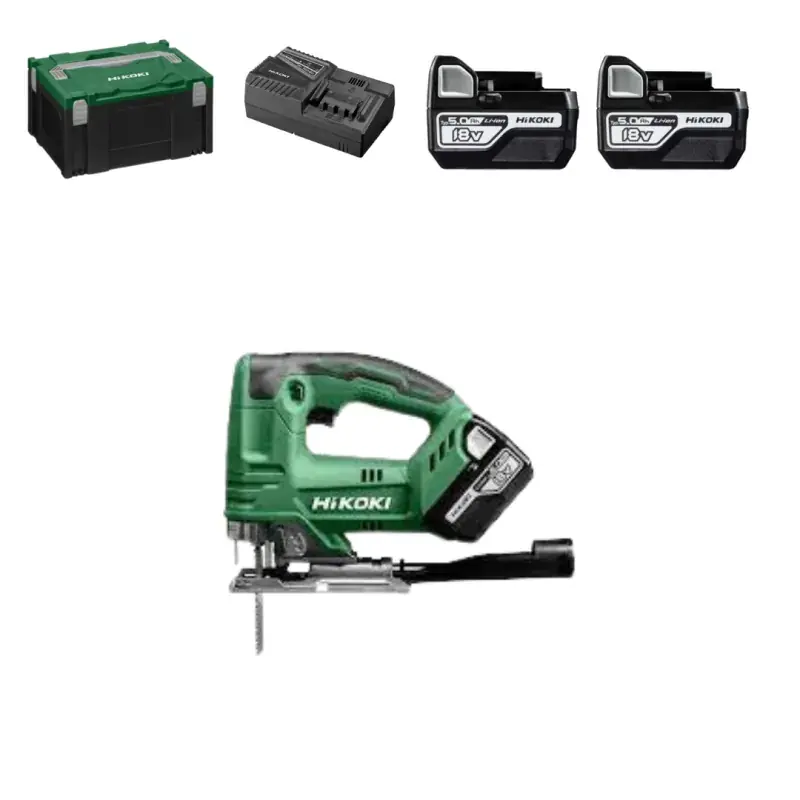 Scie sauteuse sans fil 18V 135 mm + 2 batteries et chargeur + coffret HIKOKI - CJ18DAWPZ Populaire