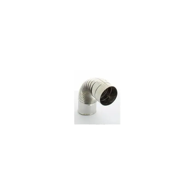 Soldes Coude 90° simple paroi inox P.R.H pour gazl intérieur ou extérieur Ø125 à 300mm - SOVELOR