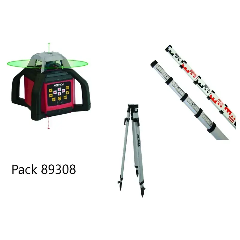 Pack Easy BRAVO LASER ROTATIVO HV4 green – METRICA 89308 Solde