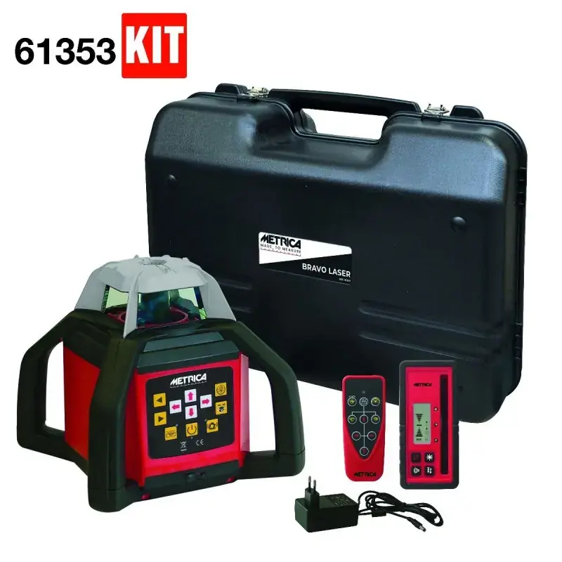 BRAVO LASER ROTATIVO HV4 avec récepteur 61328 – METRICA 61353 Dernier Modèle