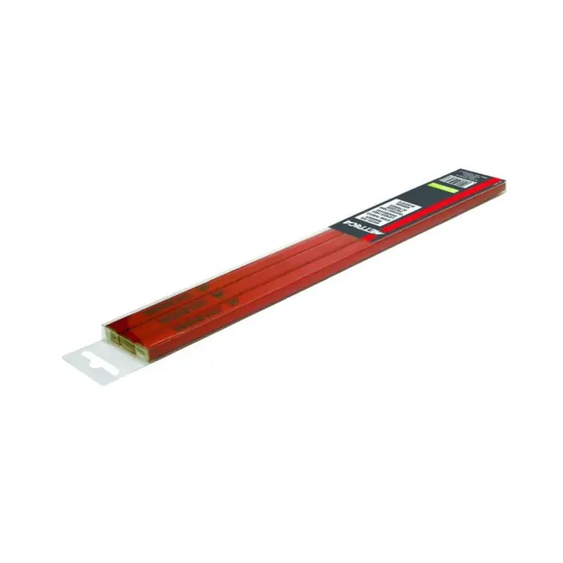 Crayon maçon charpentier pro L 30cm (en blister de 3 crayons) – METRICA 50390 Super Prix