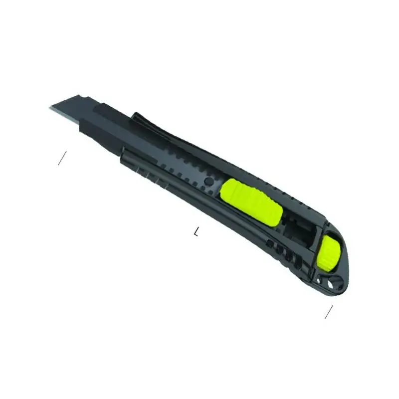 Solde Cutter black blade caoutchouté 18mm L185mm – METRICA 9029