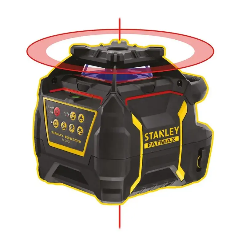 Niveau laser rotatif FatMax RL600L Li-Ion rouge portée 60m - STANLEY 77449-1 Vente Flash
