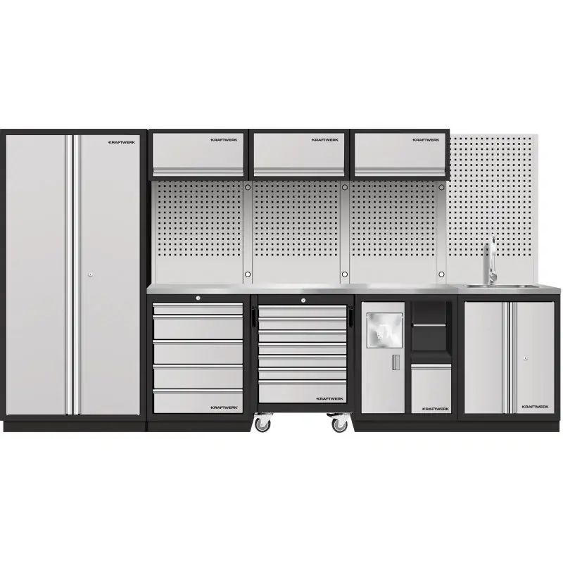 Mobilier d‘atelier modulaire 5 éléments MOBILIO KRAFTWERK 3964DIX-SANA Retour Gratuit