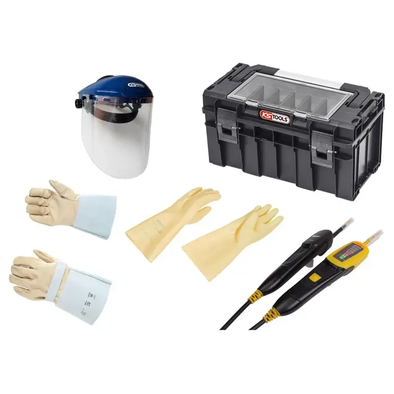 Expédié Aujourd'hui Kit EPI pour intervention sur véhicules électriques ou hybrides KS TOOLS 112.1432