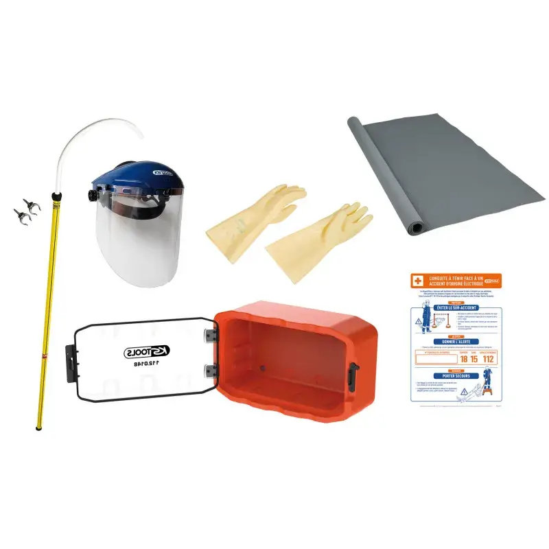 Kit de sauvetage mural pour intervention sur véhicules électriques ou hybrides KS TOOLS 112.1436 Offre Spéciale