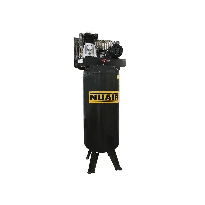 Commander Maintenant Compresseur d‘air à piston vertical 4 CV, 200 L, 400V tri NUAIR 162560NU
