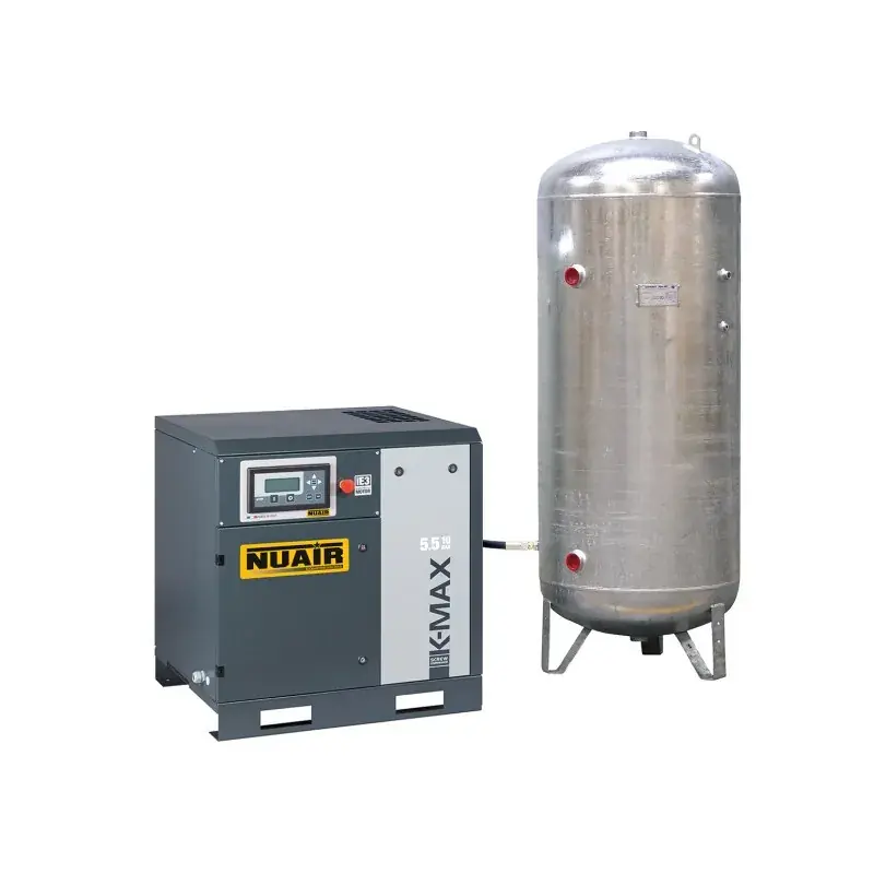 Must-Have Compresseur d‘air à vis 7.5 CV, 500 L, 400 V tri NUAIR 250810CGNU
