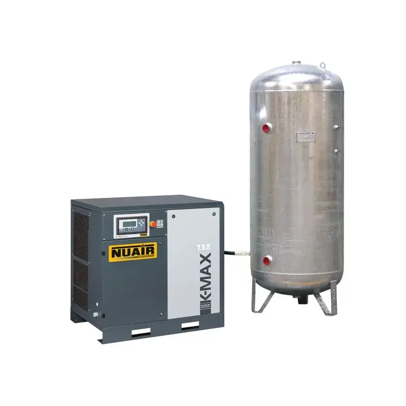Achetez Aujourd&rsquo;hui Compresseur d‘air à vis 10 CV, 500 L, 400V tri NUAIR 251110CGNU