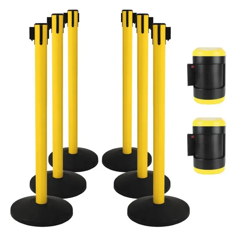 Jeu de supports de barrières + ceintures de sécurité, 8 pièces KRAFTWERK 107.000.100 Offre Spéciale