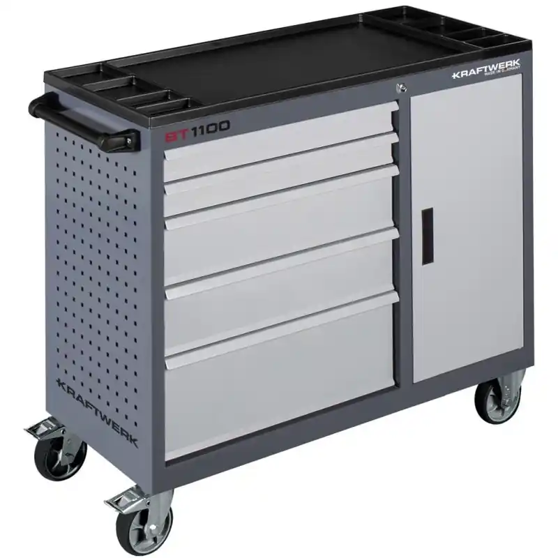 Servante d‘atelier 5 tiroirs + 1 armoire BT1100 KRAFTWERK - 101.315.100 Acheter En Ligne