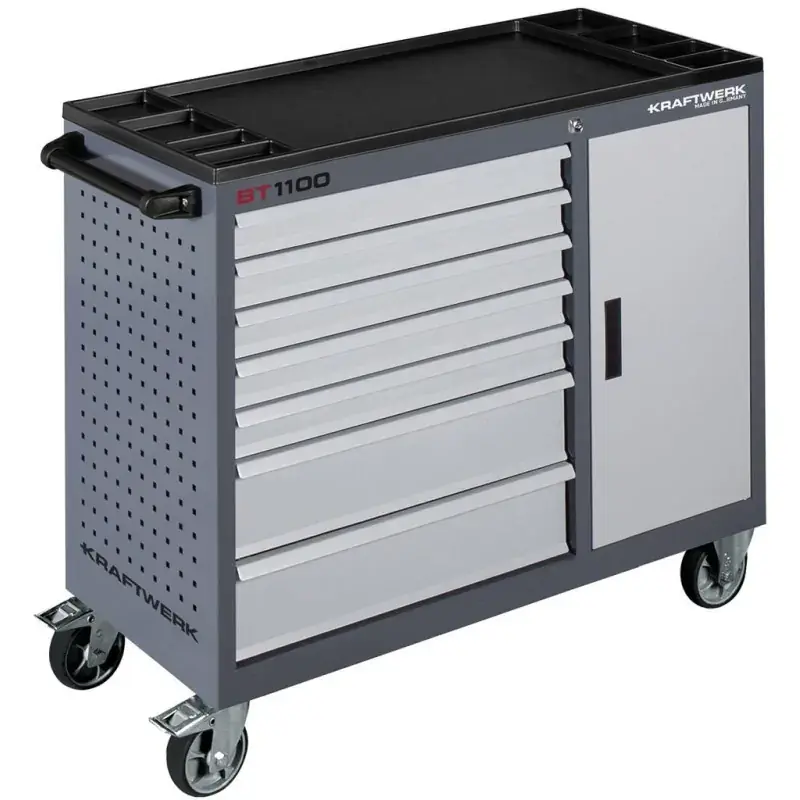 Meilleur Choix Servante d‘atelier 7 tiroirs + 1 armoire BT1100 KRAFTWERK - 101.317.100