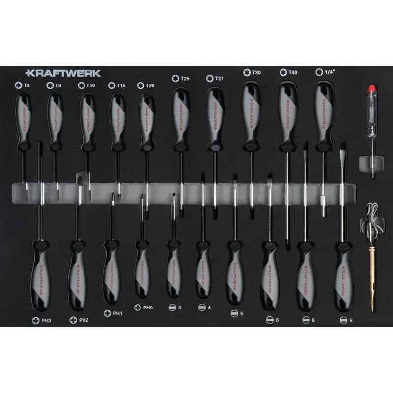 Prix Promo Module de tournevis BASIC LINE, 22 pièces – KRAFTWERK 105.102.013