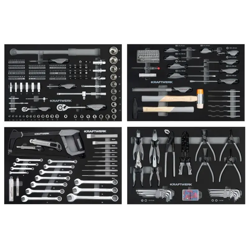 Top Vente Assortiment d‘outils BASIC LINE, 337 pièces – KRAFTWERK 105.103.001