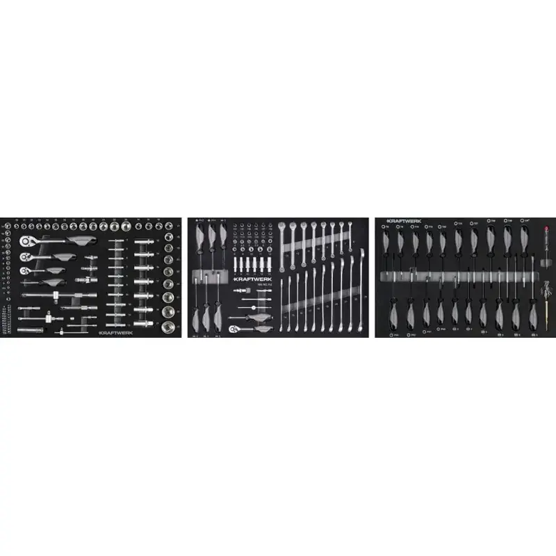 Soldes Composition d‘outils BASIC LINE , 154 pièces - KRAFTWERK 105.103.002