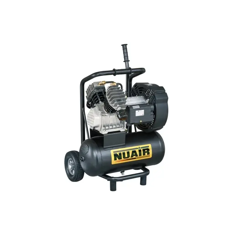 Compresseur d‘air à piston GVM/24PCM, 3CV, 10 bar, 230V, 24L - NUAIR 122600NU Certifié