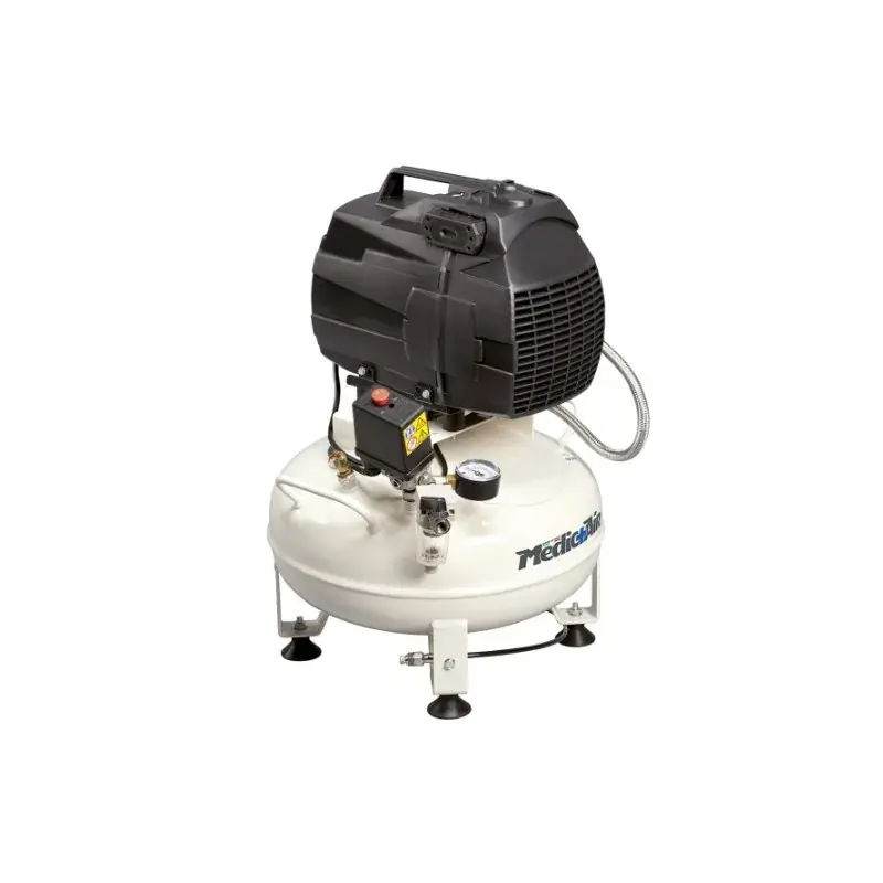 Meilleur Prix Compresseur d‘air à pistons pour dentiste et labo MED102/24F/0.75M, 0.75 CV, 24 L - NUAIR 125400NU