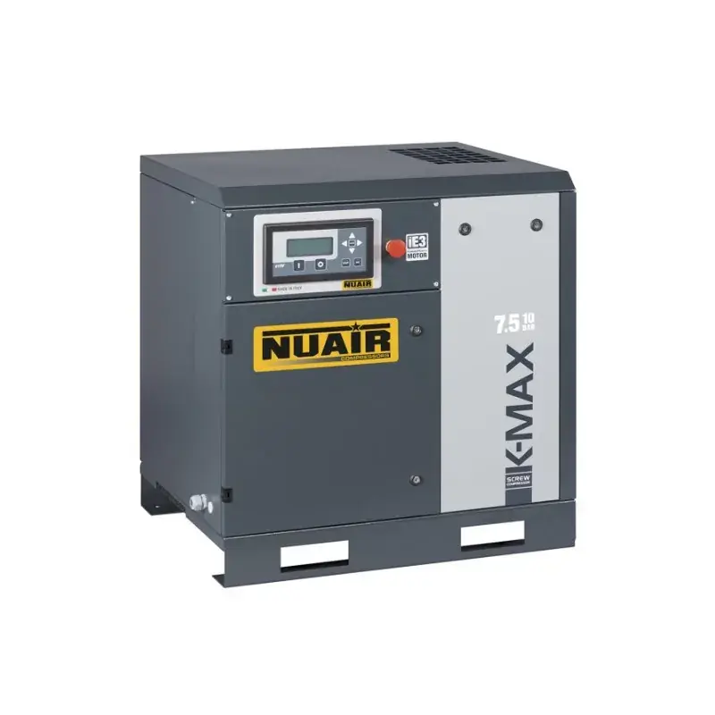 Réduction Compresseur d‘air à vis à entraînement direct K-MAX 10CV, 10 bar - NUAIR 251110IE3NU