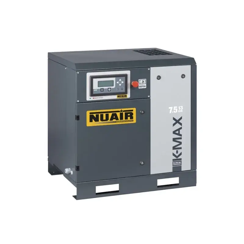 Compresseur d‘air à vis à entraînement direct K-MAX 10CV, 13 bar - NUAIR 251113IE3NU Pas Cher
