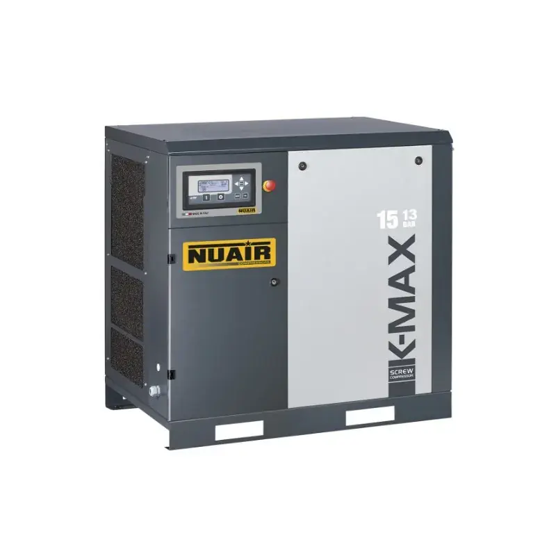 Dernier Modèle Compresseur d‘air à vis à entraînement direct K-MAX 20CV, 13 bar - NUAIR 252113IE3NU