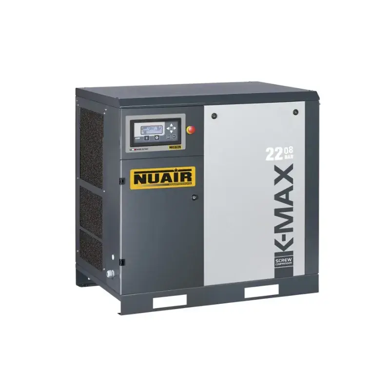 Compresseur d‘air à vis à entraînement direct K-MAX 30CV, 8 bar - NUAIR 253108IE3NU Pas Cher