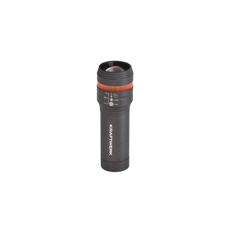 Seulement Aujourd&rsquo;hui Lampe de poche LED Alu avec zoom – KRAFTWERK 32050