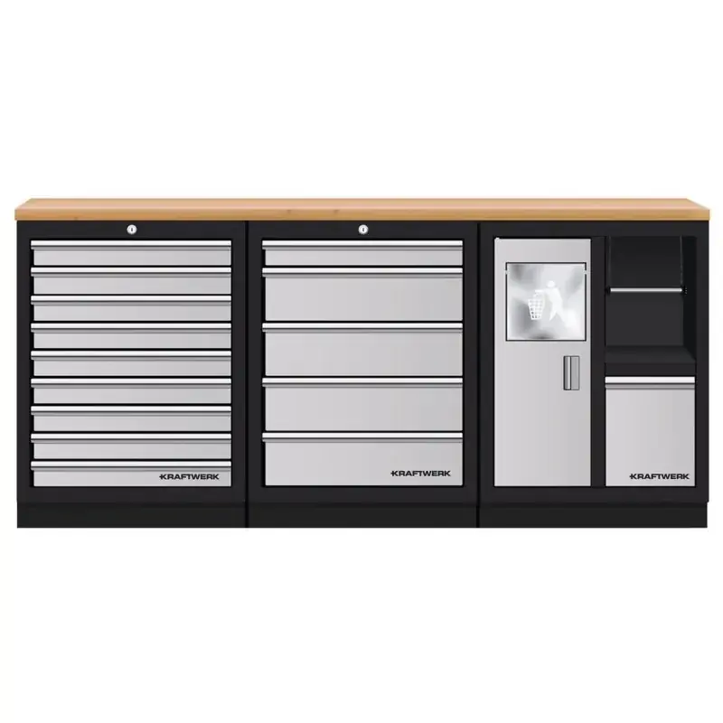 Petit Prix Mobilier d‘atelier 3 éléments combi-standard MOBILIO - KRAFTWERK 3964K-95M