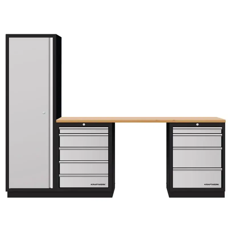 Commander Maintenant Mobilier d‘atelier 3 éléments combi-standard MOBILIO – KRAFTWERK 3964K-H504