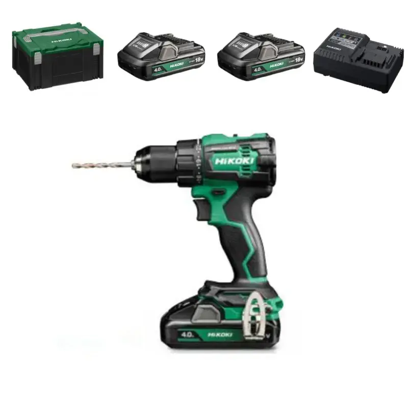 Prix Cassé Perceuse à percussion 18 V 4,0 Ah 140 Nm HIKOKI - DV18DCWHZ