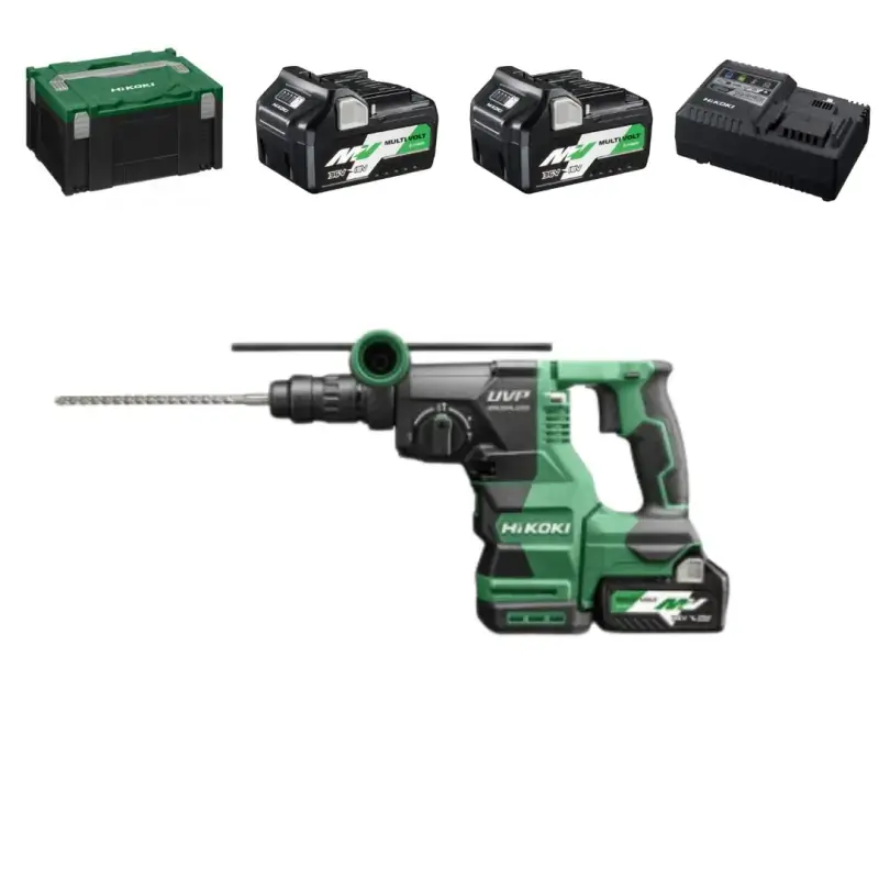 Achat Immédiat Perfo-burineur SDS+ 3 modes 36 V 4 Ah 3,2J HIKOKI - DH3628DAWVZ