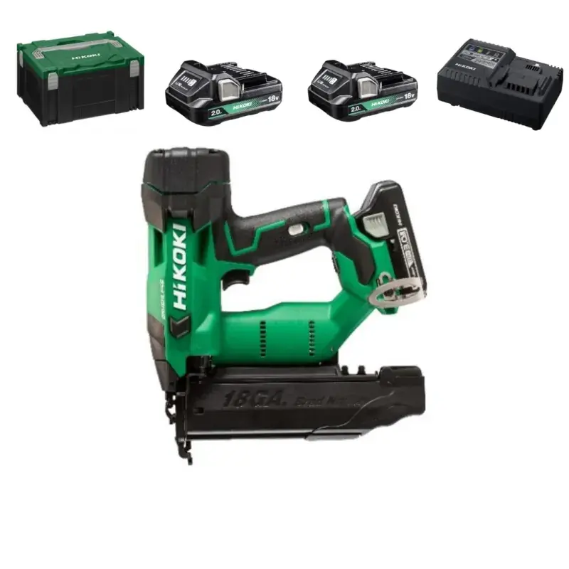 Marque Cloueur sans fil 18 V 2.0Ah + batteries + chargeur HIKOKI - NT1850DAWXZ