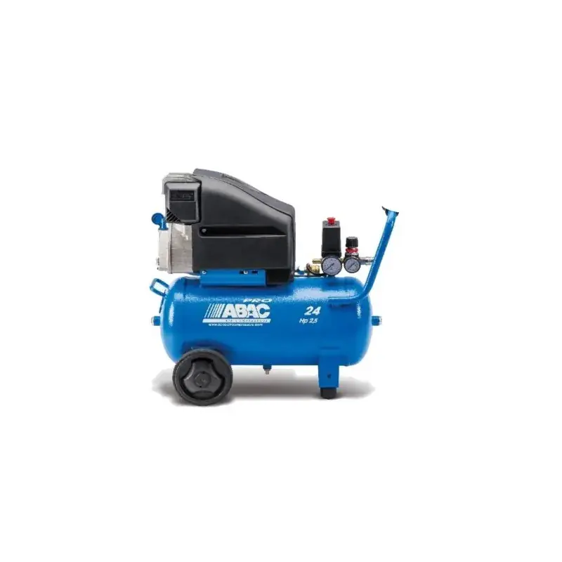 Compresseur d‘air à piston 24L 2.5 CV 10 BAR PRO POLE POSITION L25P ABAC 1129100042 Quantité Limitée