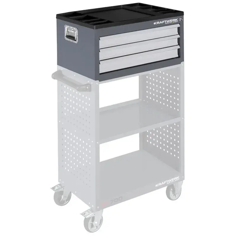 Coffre pour servante d‘atelier BT700 3 tiroirs KRAFTWERK 101.900.003 Commande En Gros