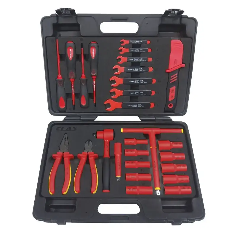 Nouvel Arrivage Coffret outils isoles 1000v pour vehicules hybrides et electriques CLAS OE 0700