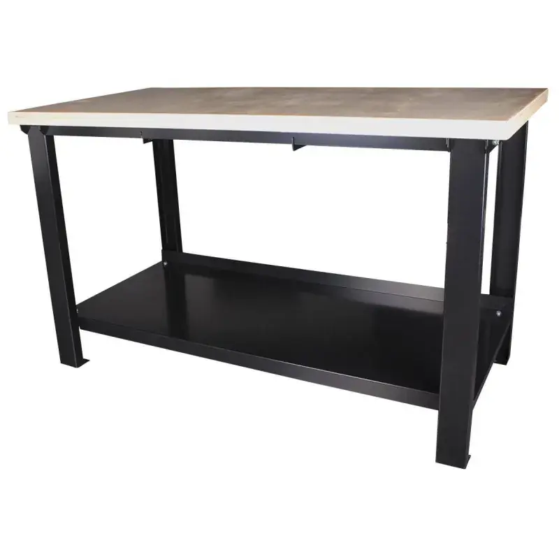 Etabli metal 1,5m plateau bois CLAS EG 0335 Satisfait Ou Remboursé