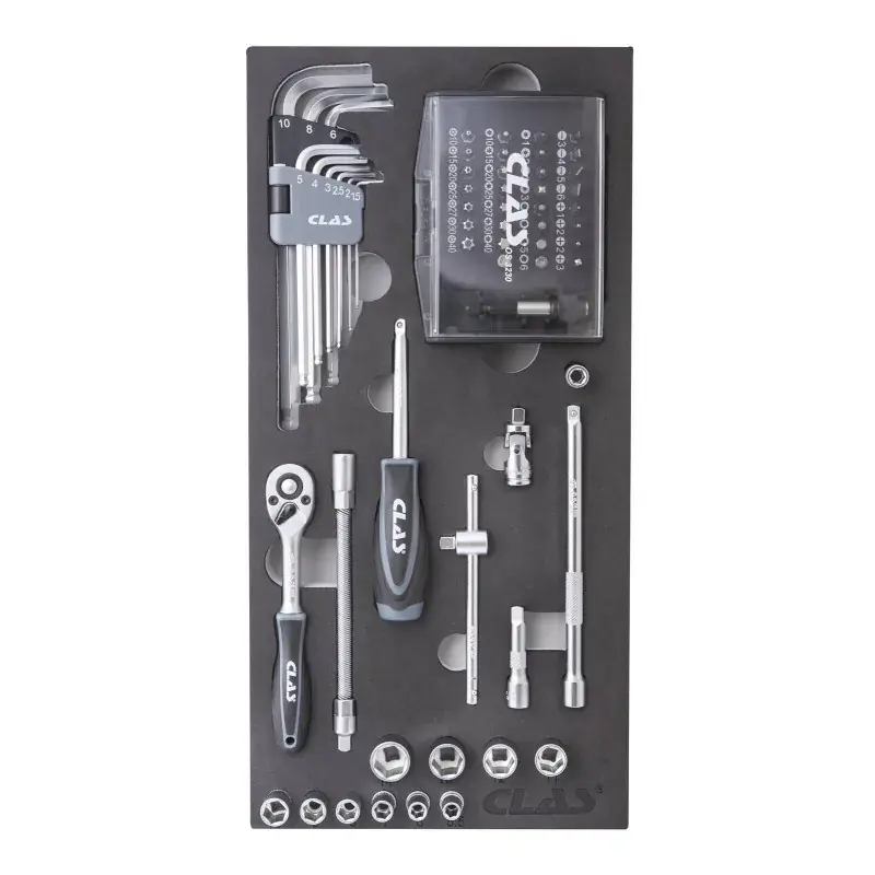 Insert cliquet 1/4" (59pcs) CLAS OS 3200 Acheter En Ligne