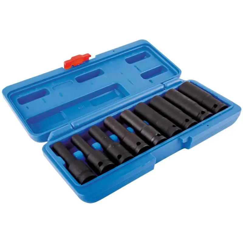 Coffret douilles choc 1/2" l.76mm e10 a e24 (9 pcs) CLAS OM 7047 Meilleure Vente