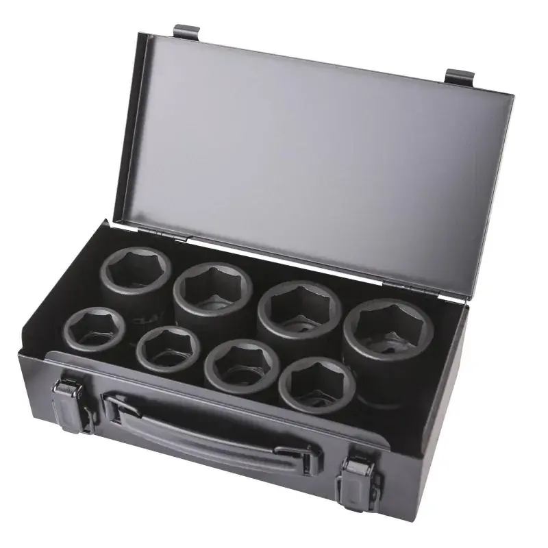 Coffret douilles choc 6 pans 26-38mm 3/4" (8 pcs) CLAS OS 3400 Haute Qualité