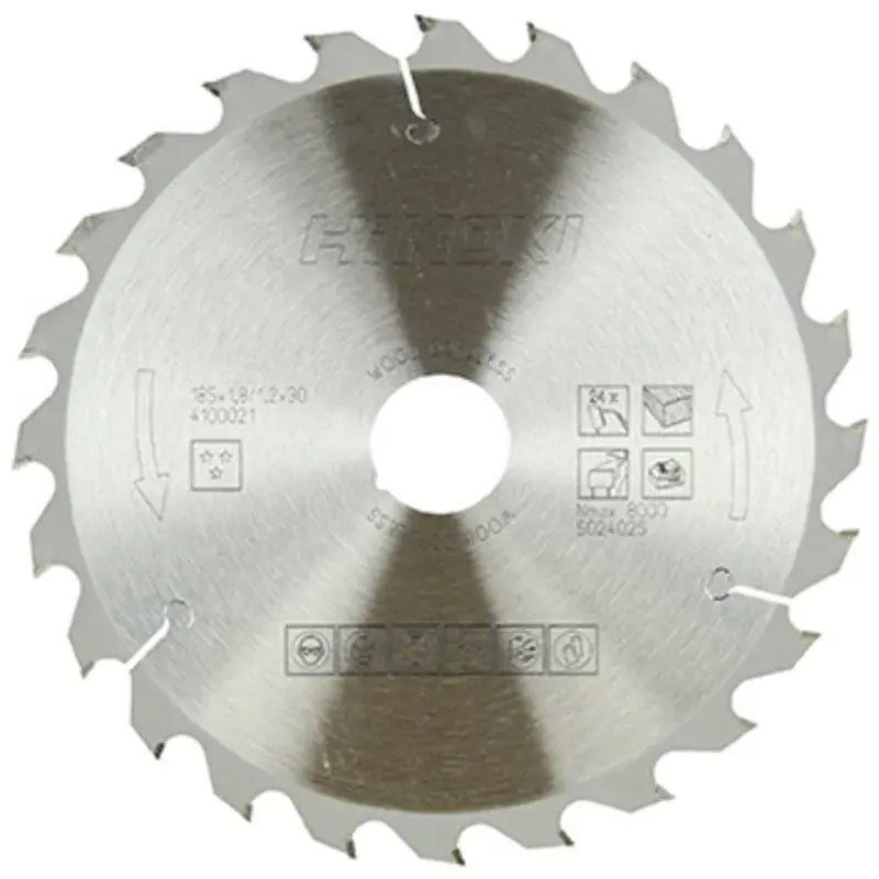 Lame scie circulaire ø185 x 30 z24 (1,2 mm) Hikoki – 4100021 Paiement Sécurisé