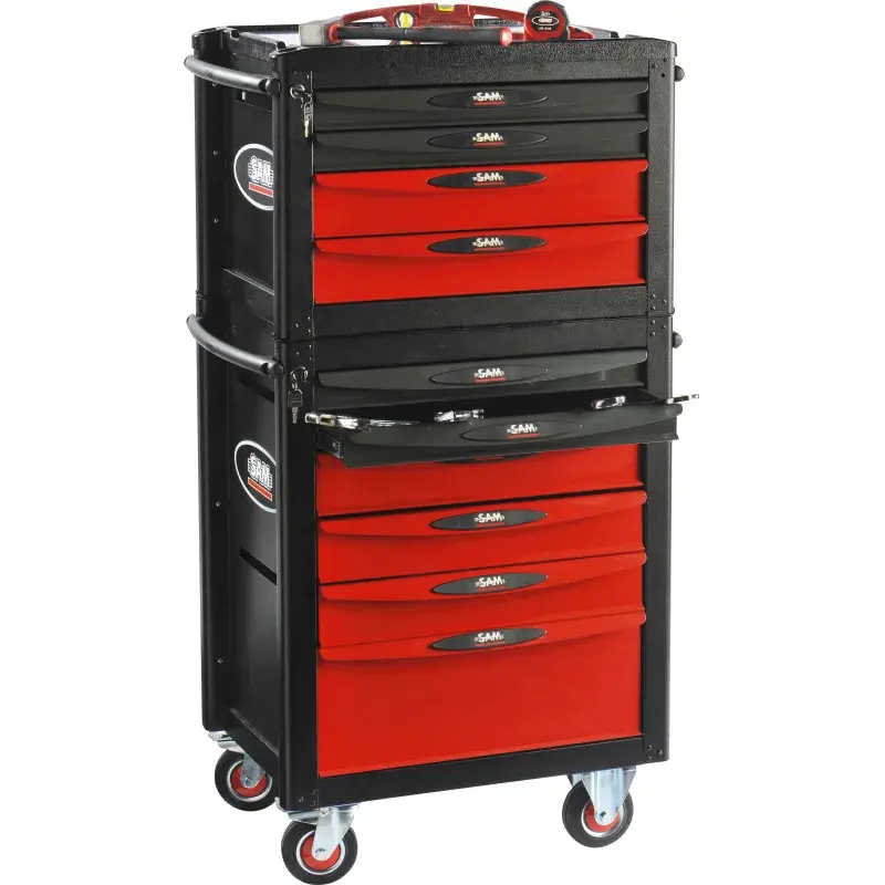 Servante 40 - 10 Tiroirs - 549 Outils - Maintenance Industrielle Sam Outillage - Cp-549Sv Expédition Rapide