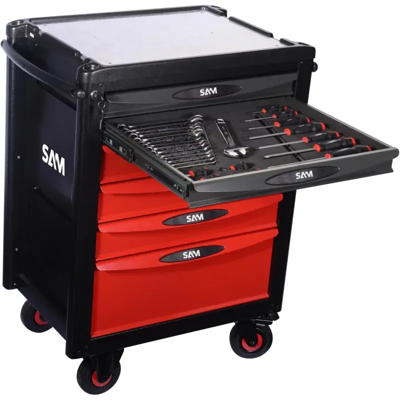 Achat Immédiat Servante Servi-640 – 6 Tiroirs – 135 Outils – Maintenance Industrielle Sam Outillage – Cpp-135M