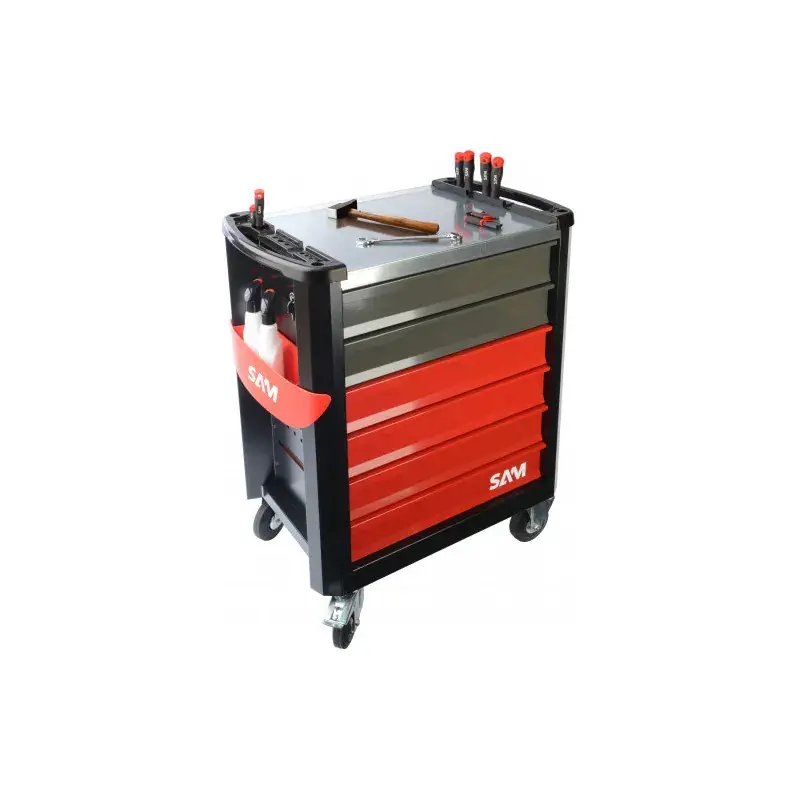 Prix Choc Servante Servi-630N – 6 Tiroirs – 135 Outils – Maintenance Industrielle Sam Outillage – Cpp-135Sv
