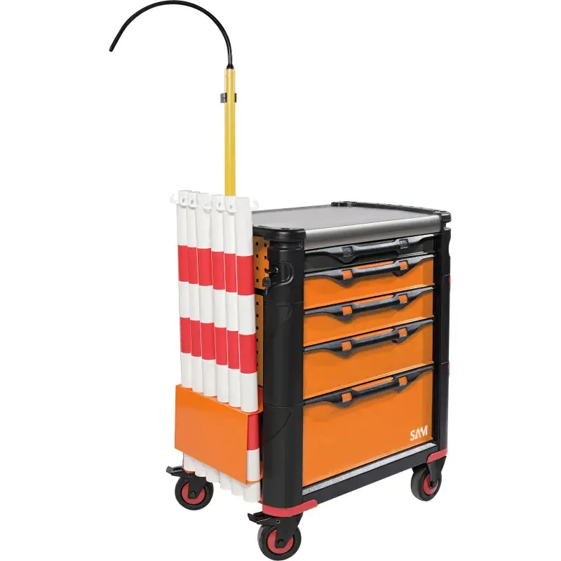 Offre Spéciale Servante 41 - 5 Tiroirs - 16 Outils Isoles 1000V Sam Outillage - Cpp-16Hyb