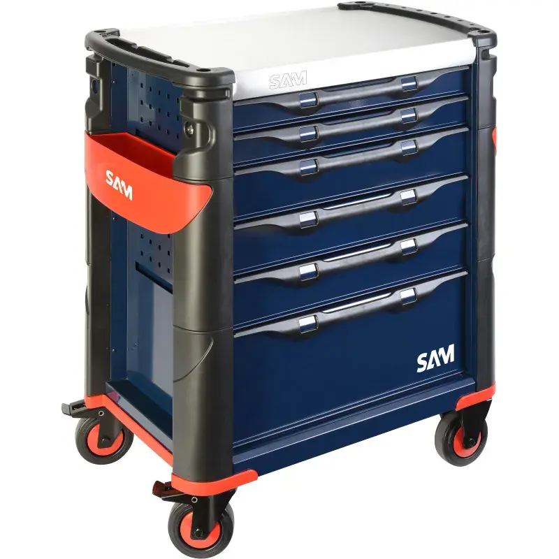 Servante 41 - 6 Tiroirs - 239 Outils - Mécanique Sam Outillage - Cpp-239Hb Expédition Rapide