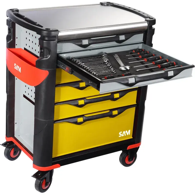 Servante 41 - 6 Tiroirs - 242 Outils - Carrosserie Sam Outillage - Cpp-242Ren Bon Plan