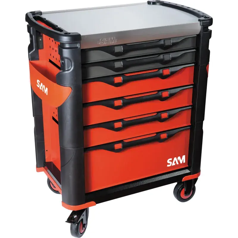 Servante 41 A Badge - 6 Tiroirs Sam Outillage - 416-Sabn Commander Vite