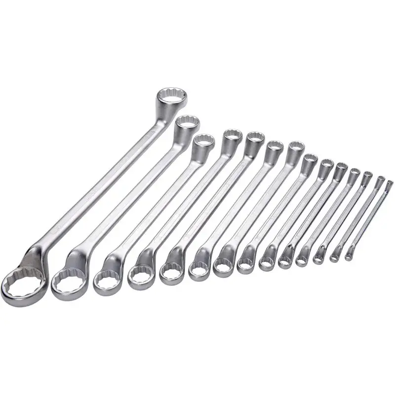Nouvelle Collection Cle Polygonale Contre-Coudee En Mm - Jeu De 14 SAM Outillage - 105-J14