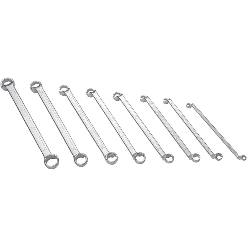 Cle Polygonale Contre-Coudee En Mm - Jeu De 8 SAM Outillage - 105-J8D Offre Exclusive