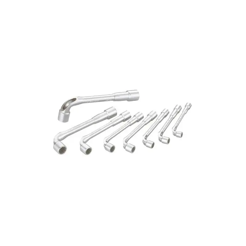 Cle A Pipe Debouchee Polie 6/12 Pans En Mm - Jeu De 8 SAM Outillage - 93-SDJ8 Super Prix